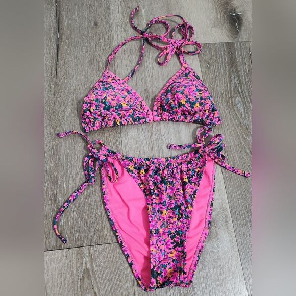 wild fable Other - Wild Fable Pink Floral  set Bikini